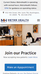 Mobile Screenshot of metrohealthdc.org
